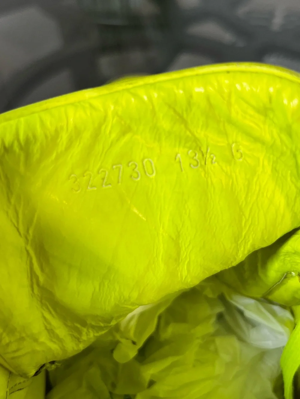 Gucci Coda Giallo Fluo Neon Yellow High-Top Sneakers Sz 14.5